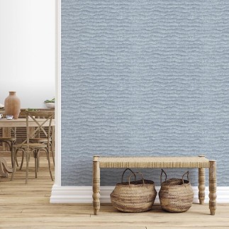 PAPEL PINTADO TEXTURA TIERRA TONO AZUL.