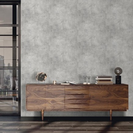 PAPEL PINTADO EFECTO CEMENTO TONO ARENA/GRIS.