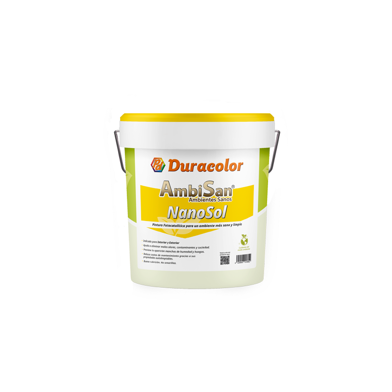 PINTURA FOTOCATALÍTICA AL SILICATO AMBISAN NANOSOL BLANCO.