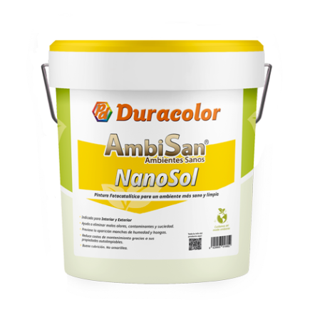 PINTURA FOTOCATALÍTICA AL SILICATO AMBISAN NANOSOL BLANCO.