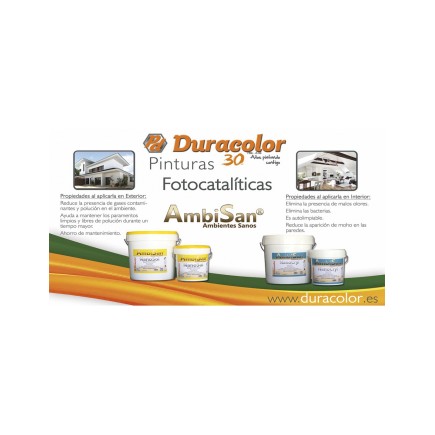 PINTURA FOTOCATALÍTICA AL SILICATO AMBISAN NANOSOL BLANCO.