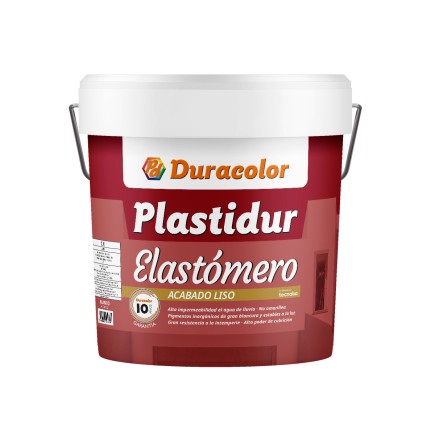 PLASTIDUR ELASTÓMERO LISO BLANCO 12L.